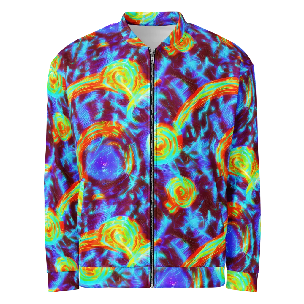 Cyan Fever on Bomber Jacket — Front