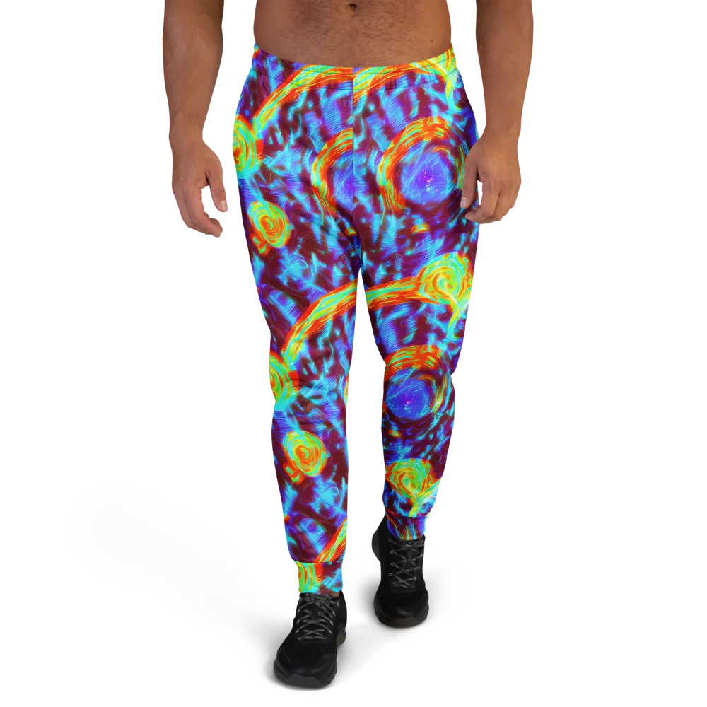 Cyan Fever on Men's Joggers — Front