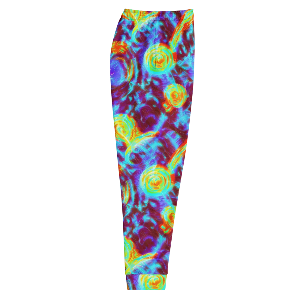 Cyan Fever on Men's Joggers — Right