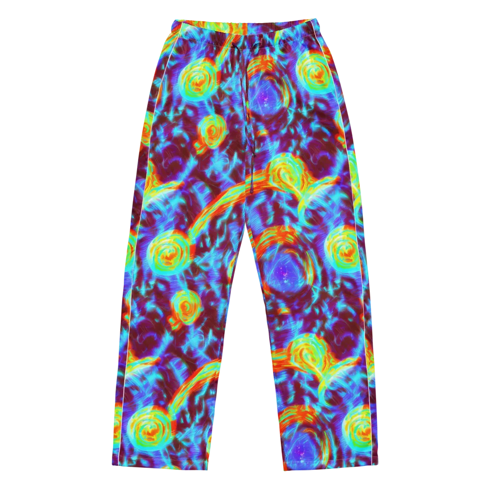 Cyan Fever on Women's Pajama Pants — Front