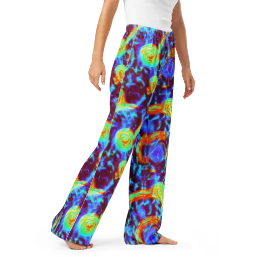 Cyan Fever on a Women's Pajama Pants
