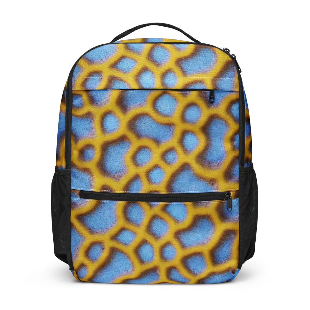 Sapphire Honeycomb on Utility Backpack — Front