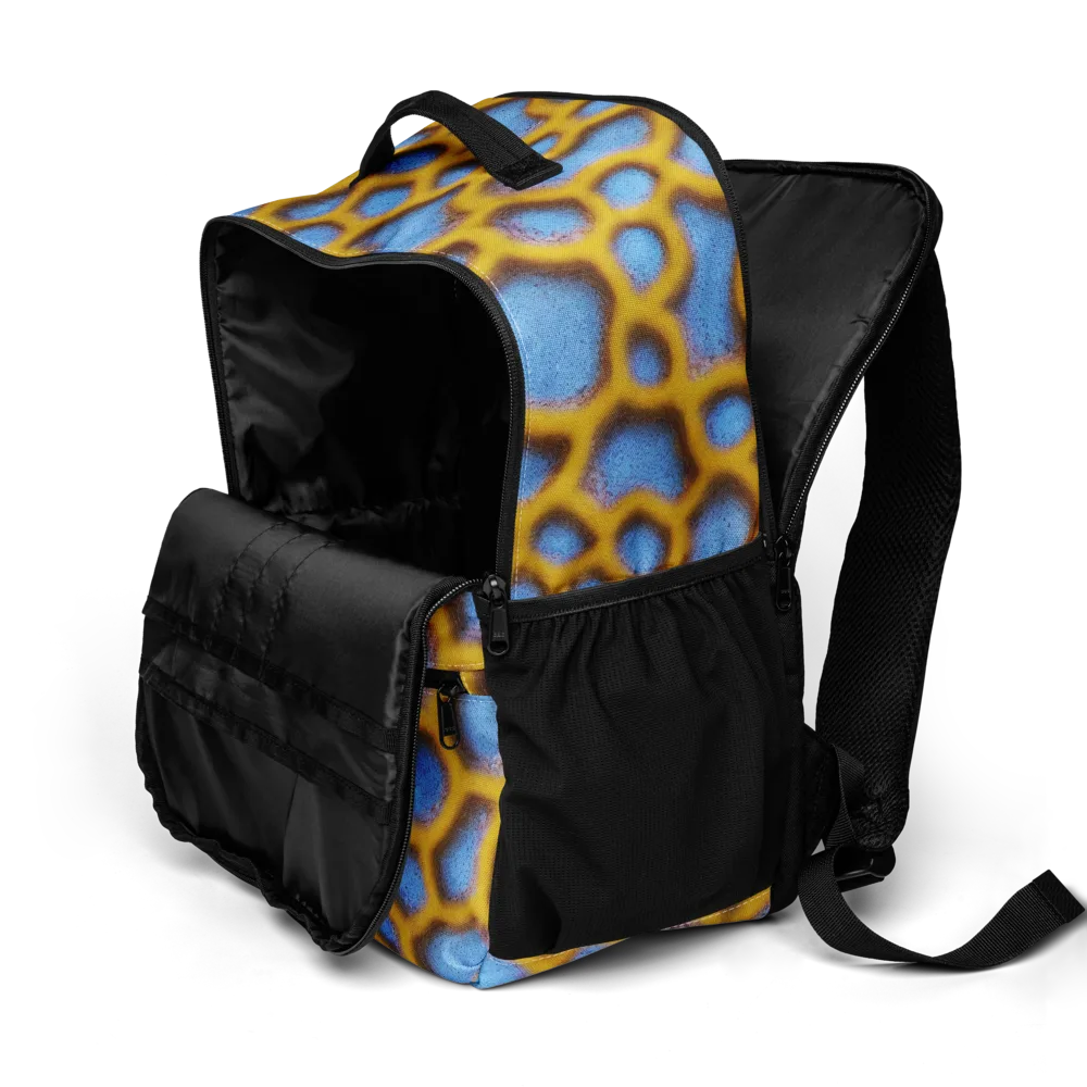 Sapphire Honeycomb on Utility Backpack — Product details 2