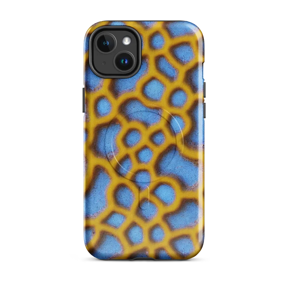 Sapphire Honeycomb on MagSafe Tough Case for iPhone® — Front