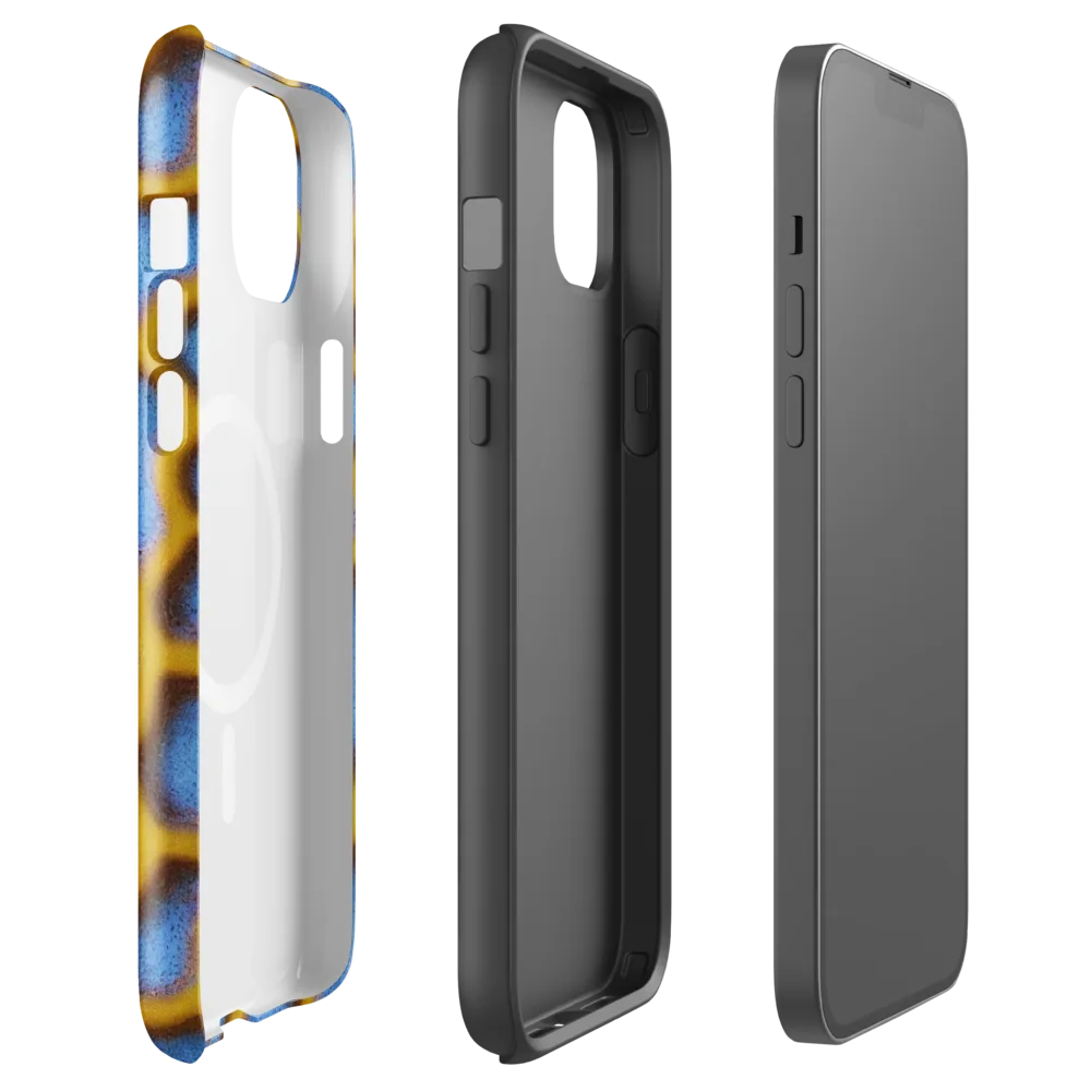 Sapphire Honeycomb on MagSafe Tough Case for iPhone® — Front