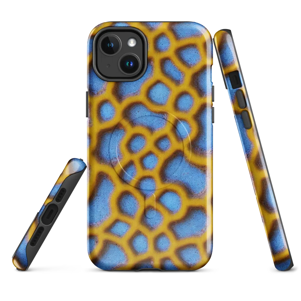 Sapphire Honeycomb on MagSafe Tough Case for iPhone® — Front