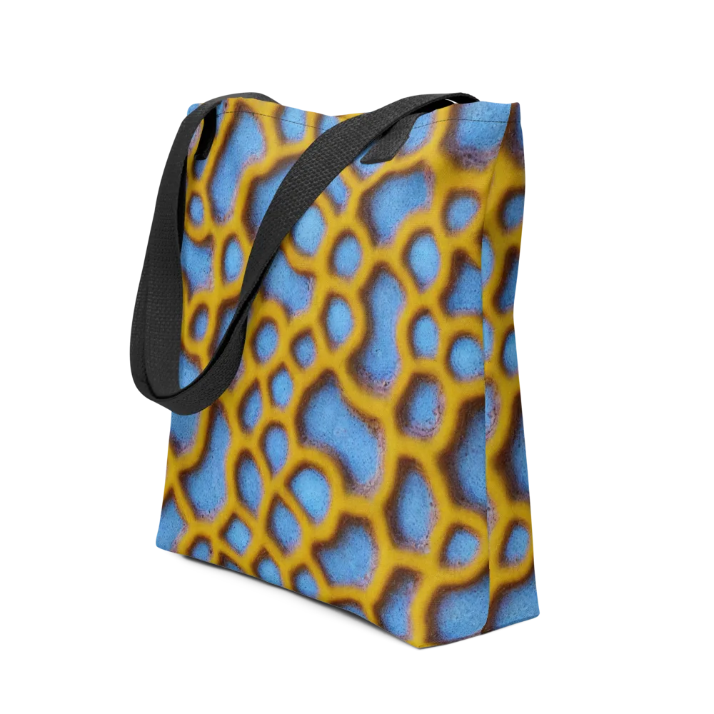 Sapphire Honeycomb on Tote Bag — Front