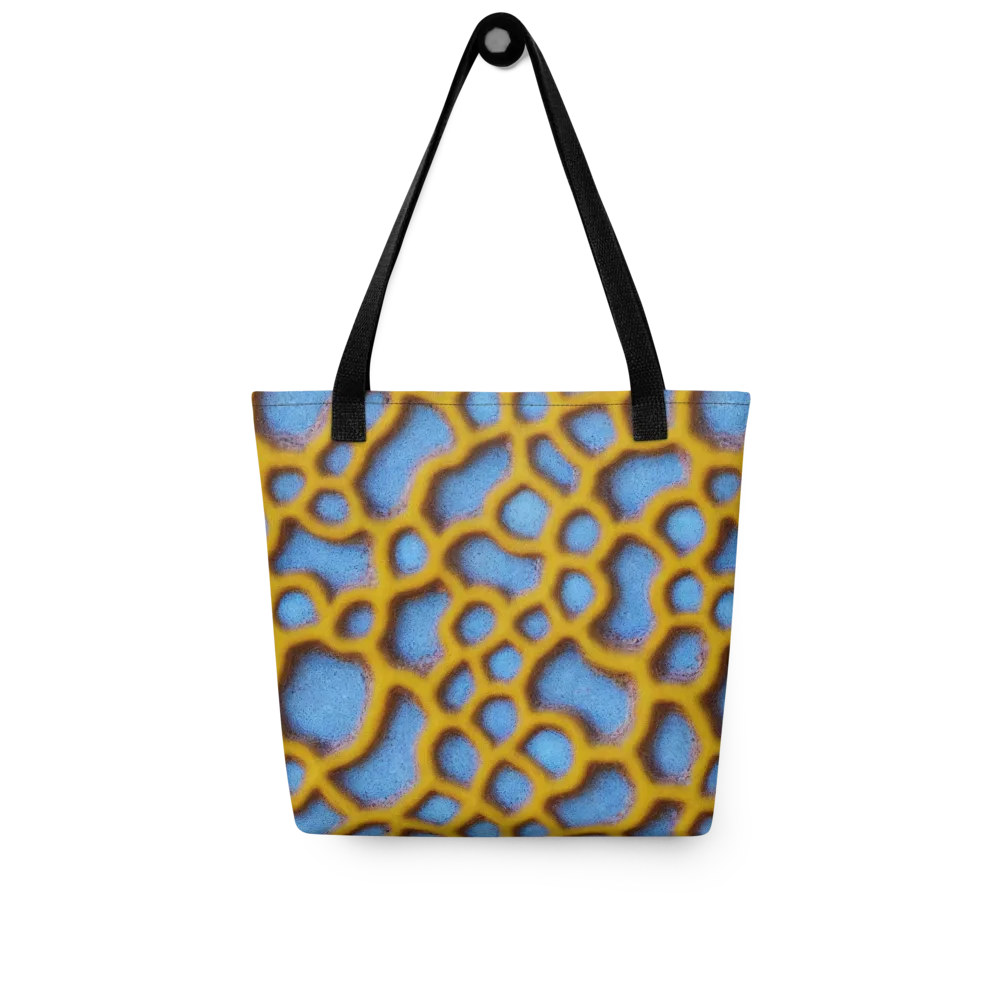 Sapphire Honeycomb on Tote Bag — Front