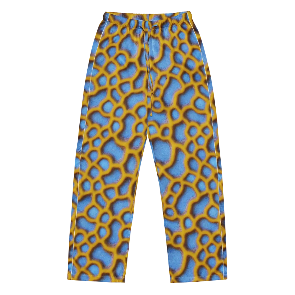 Sapphire Honeycomb on Women's Pajama Pants — Front