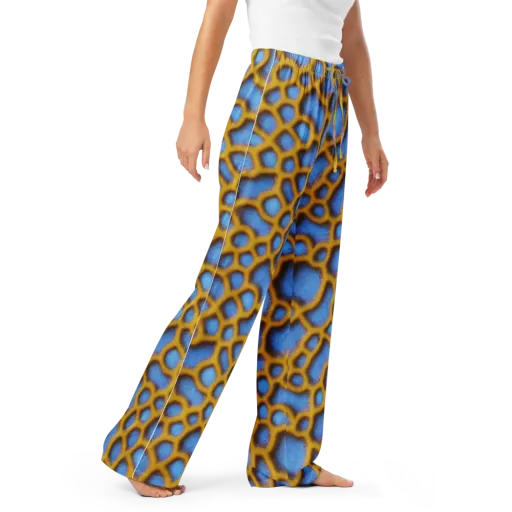 Sapphire Honeycomb on a Women's Pajama Pants