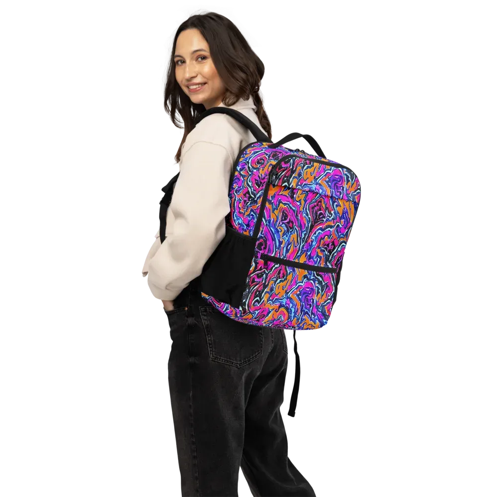 Afterdark Vortex on Utility Backpack — Back