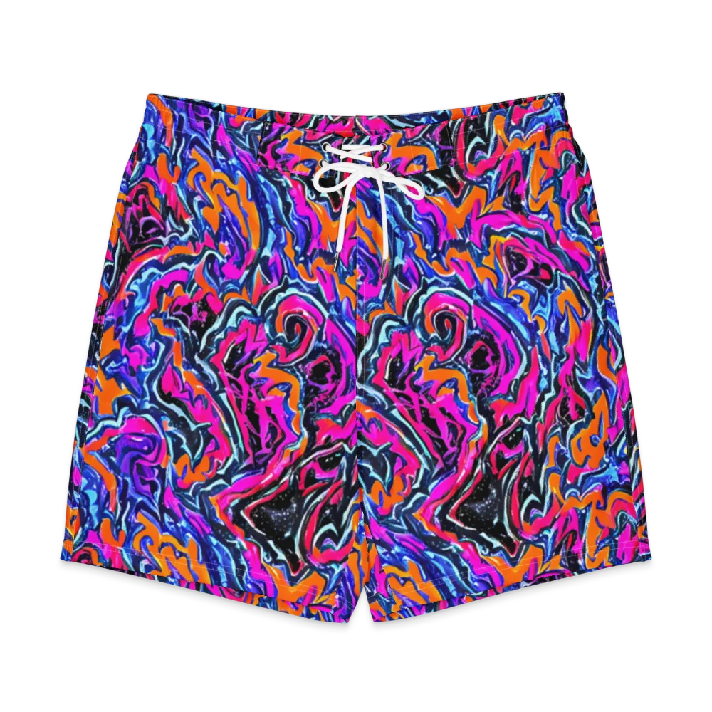 Afterdark Vortex on Men's Board Shorts — Front