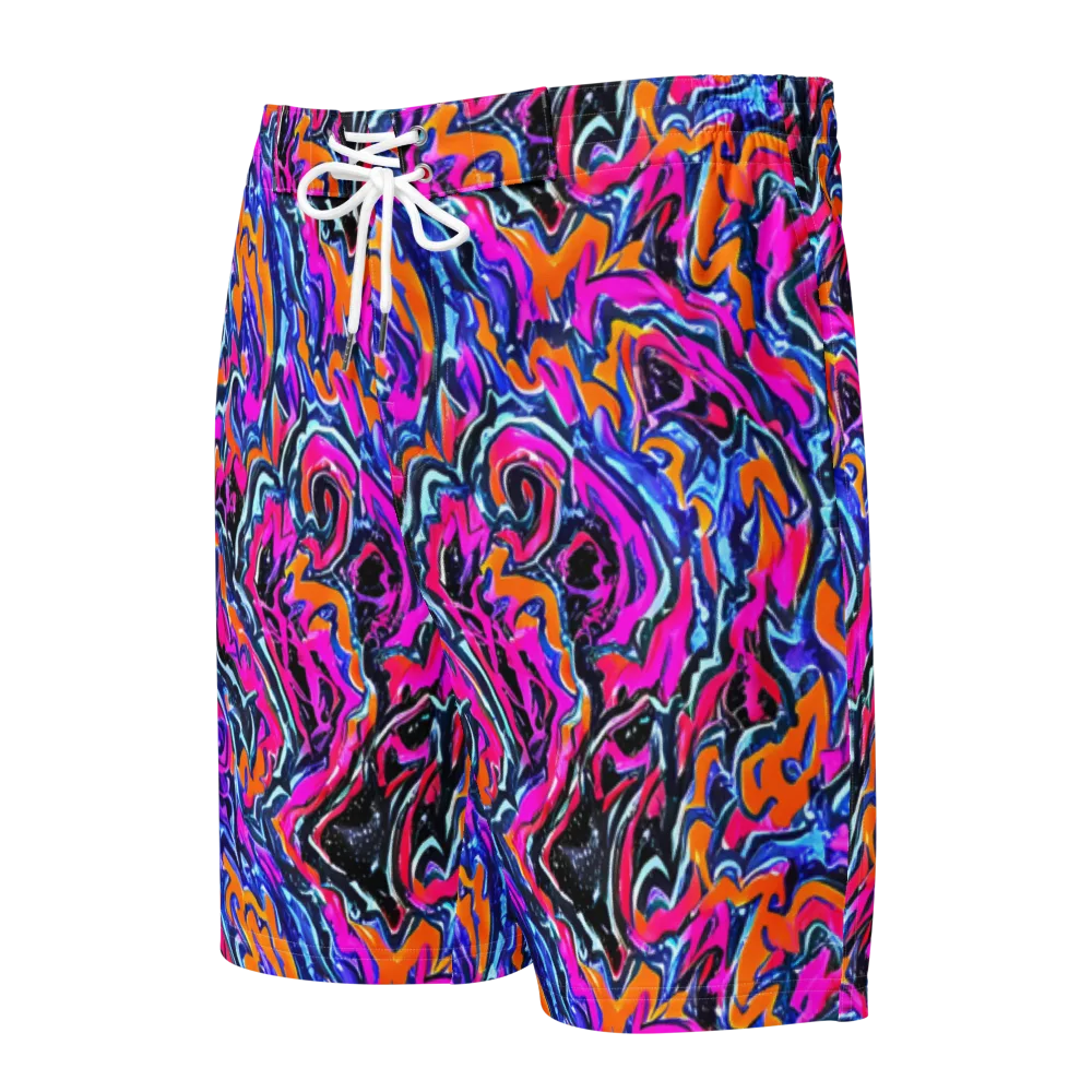 Afterdark Vortex on Men's Board Shorts — Front