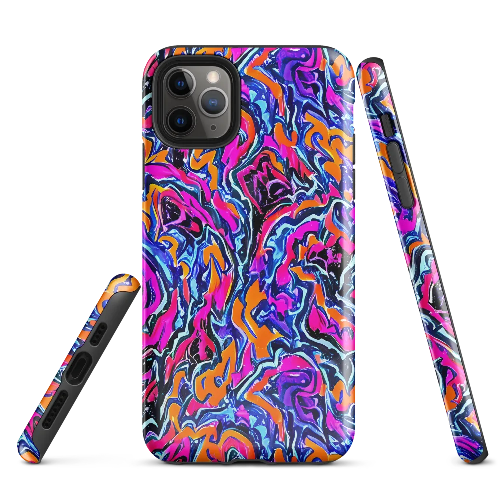Afterdark Vortex on Tough Case for iPhone® — Front