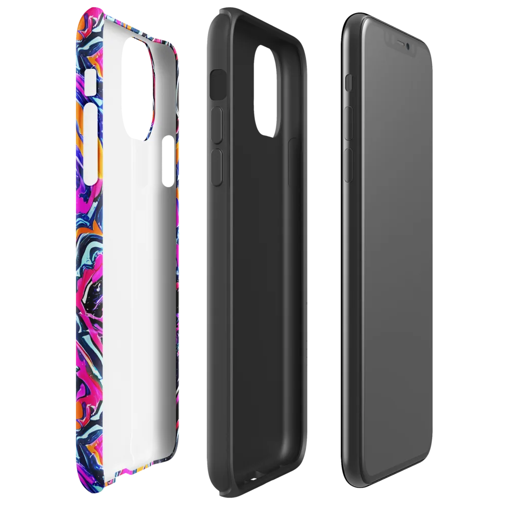 Afterdark Vortex on Tough Case for iPhone® — Right