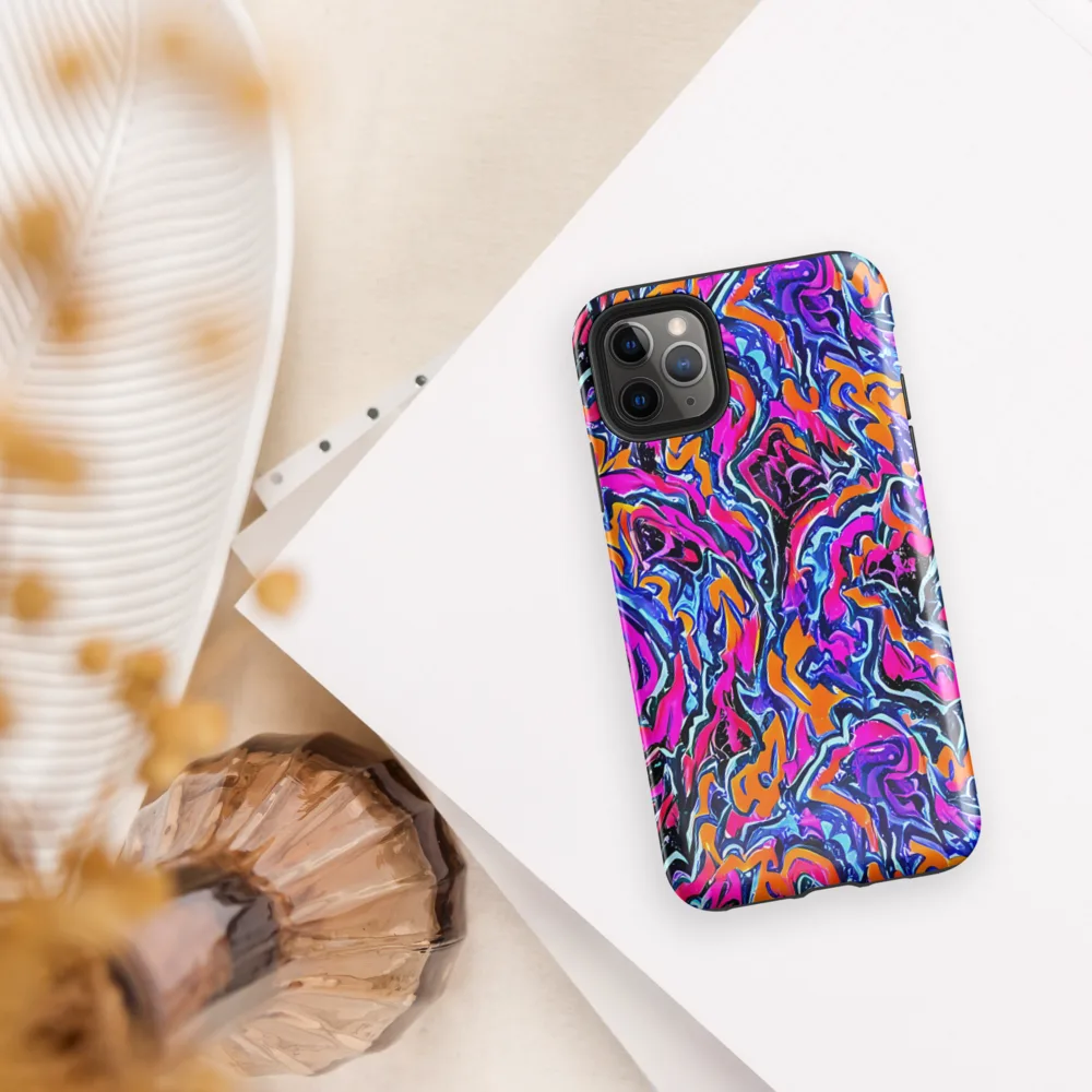 Afterdark Vortex on Tough Case for iPhone® — Front