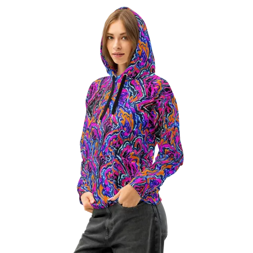 Afterdark Vortex on a Cotton Hoodie