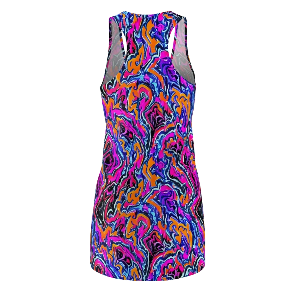 Afterdark Vortex on Racerback Dress — Back