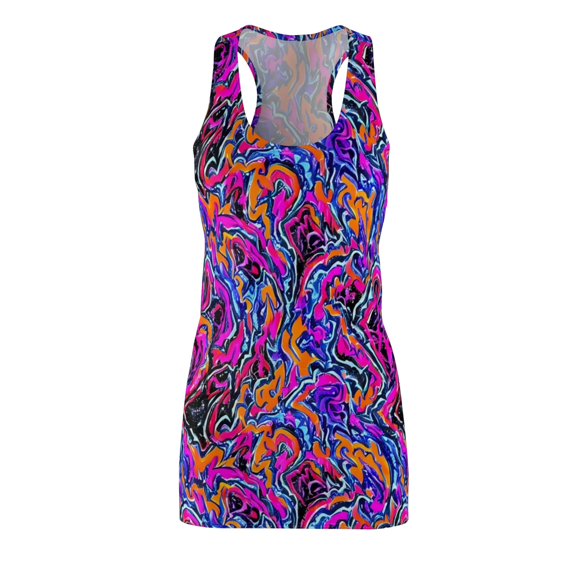 Afterdark Vortex on Racerback Dress — Front