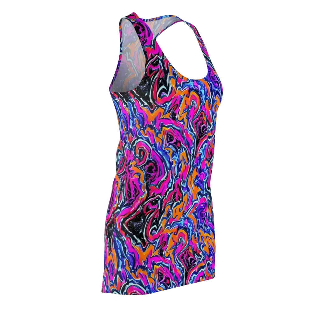 Afterdark Vortex on Racerback Dress — Front Side