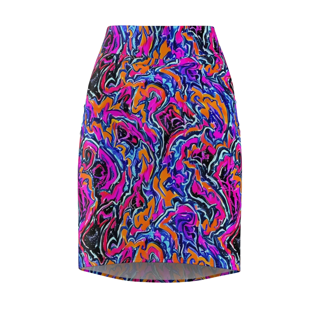 Afterdark Vortex on Pencil Skirt — Front