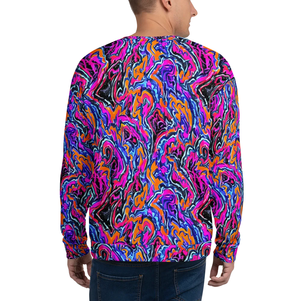 Afterdark Vortex on Sweatshirt — Back