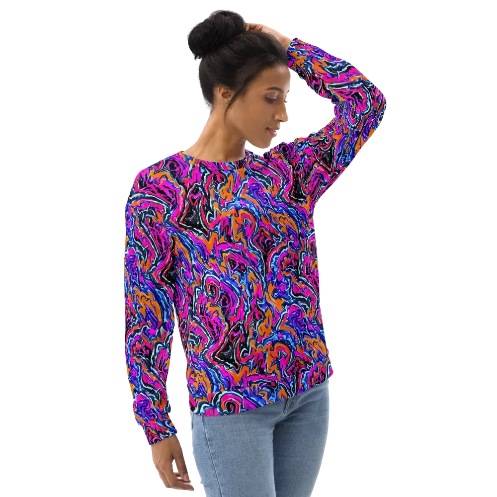 Afterdark Vortex on Sweatshirt — Right Front