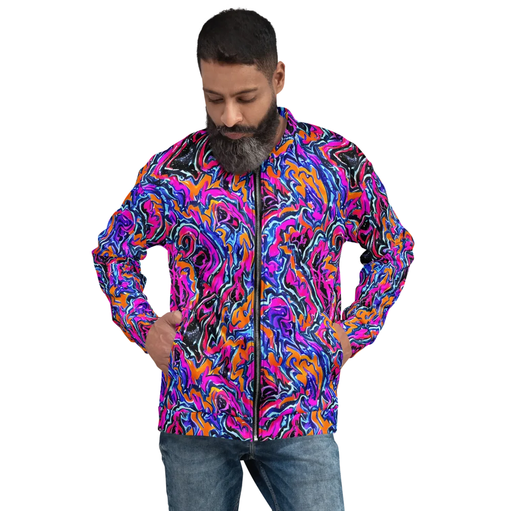 Afterdark Vortex on Bomber Jacket — Front