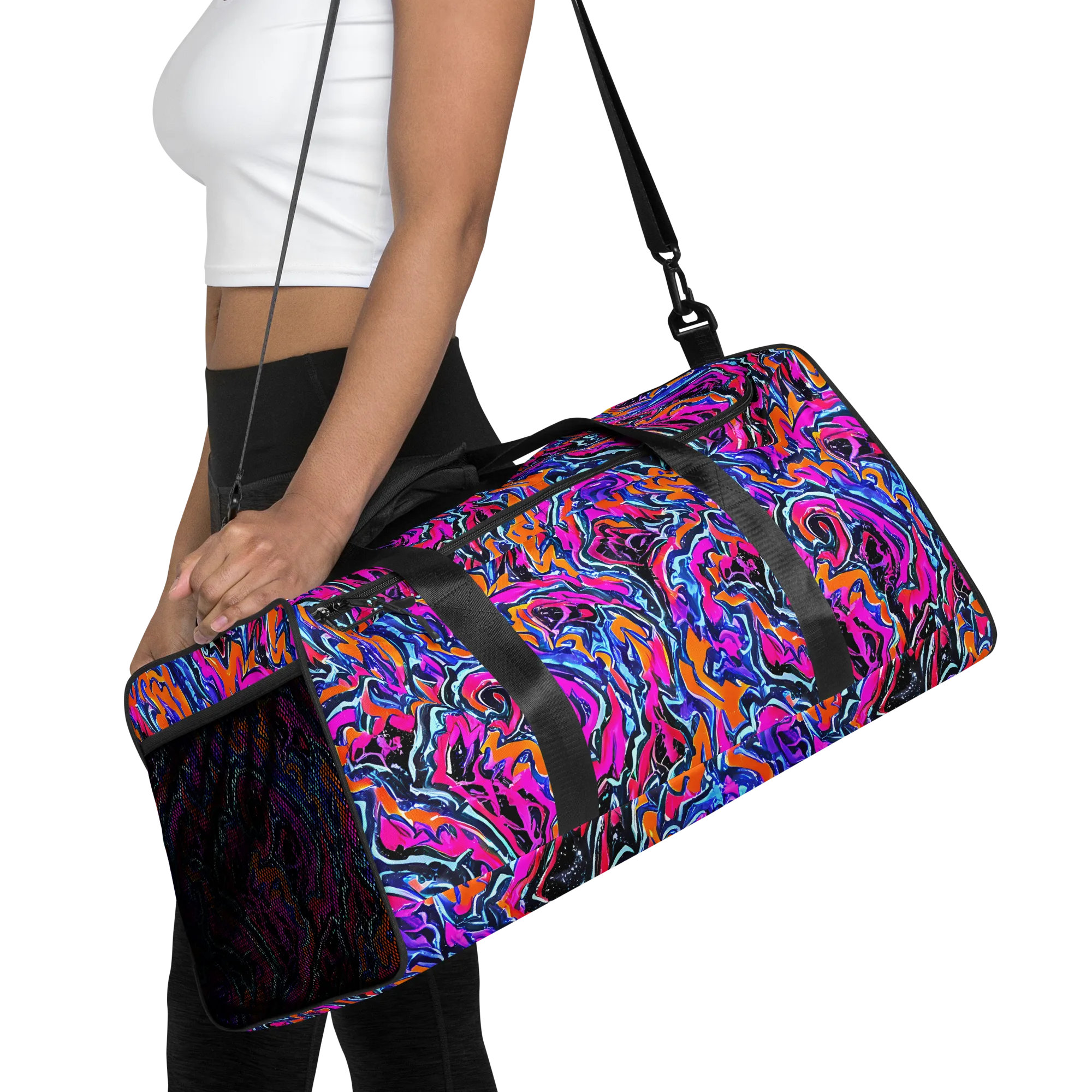 Afterdark Vortex on Duffle Bag — Front
