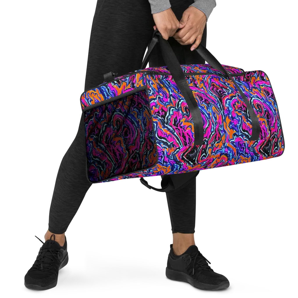 Afterdark Vortex on Duffle Bag — Right Front