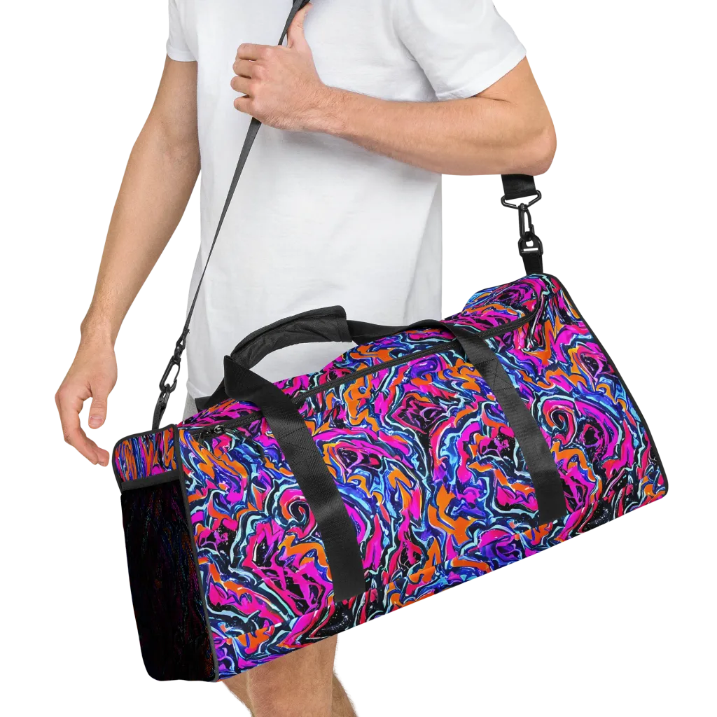 Afterdark Vortex on Duffle Bag — Right Front