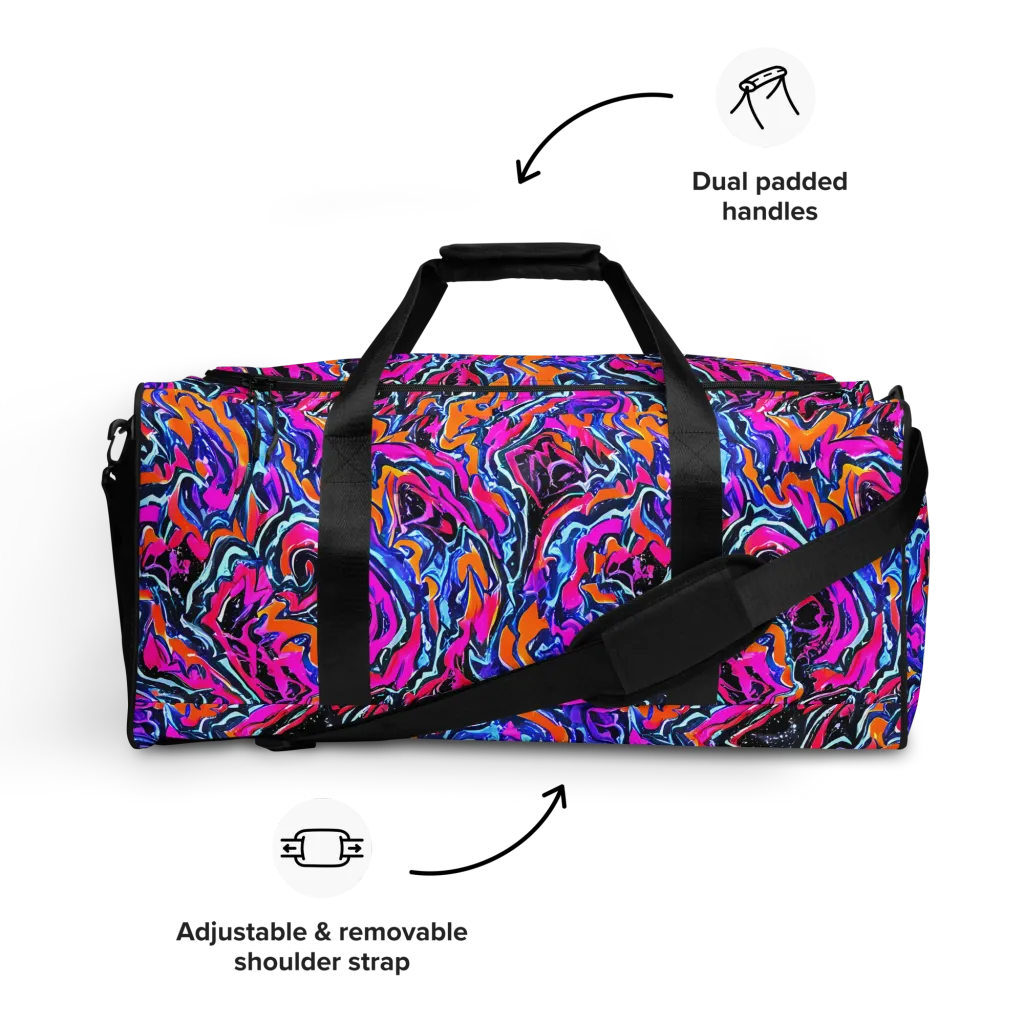 Afterdark Vortex on Duffle Bag — Front