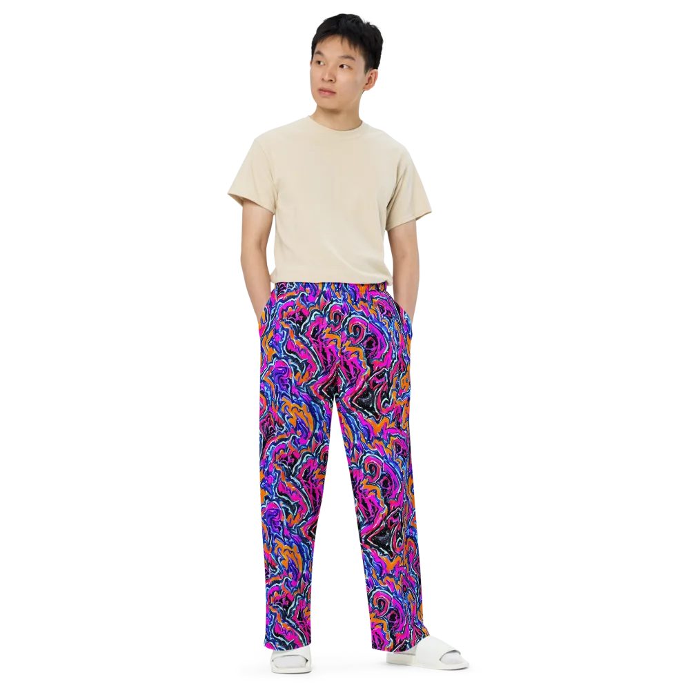 Afterdark Vortex on Wide-Leg Pants — Front