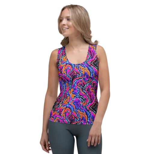 Afterdark Vortex on a Women's Tank Top