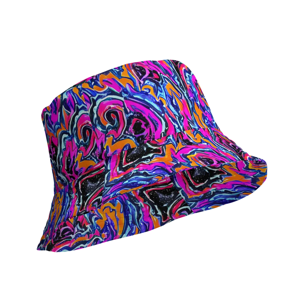 Afterdark Vortex on Reversible Bucket Hat — Product details Outside
