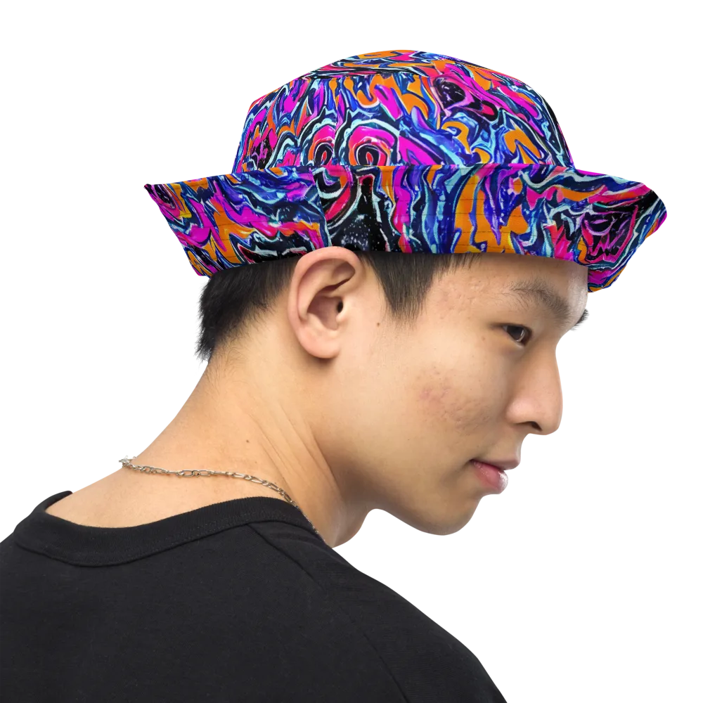 Afterdark Vortex on Reversible Bucket Hat — Right Outside