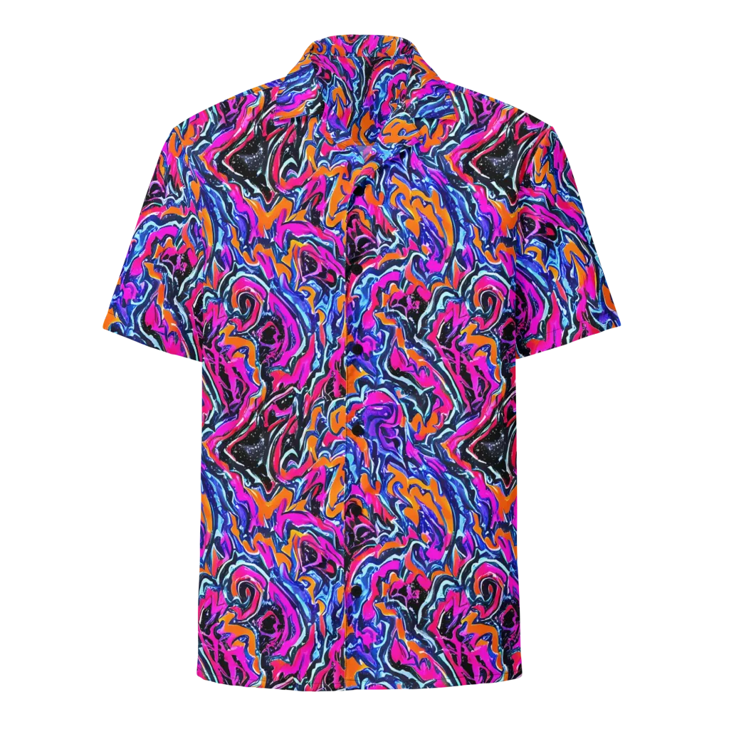 Afterdark Vortex on Button Shirt — Front