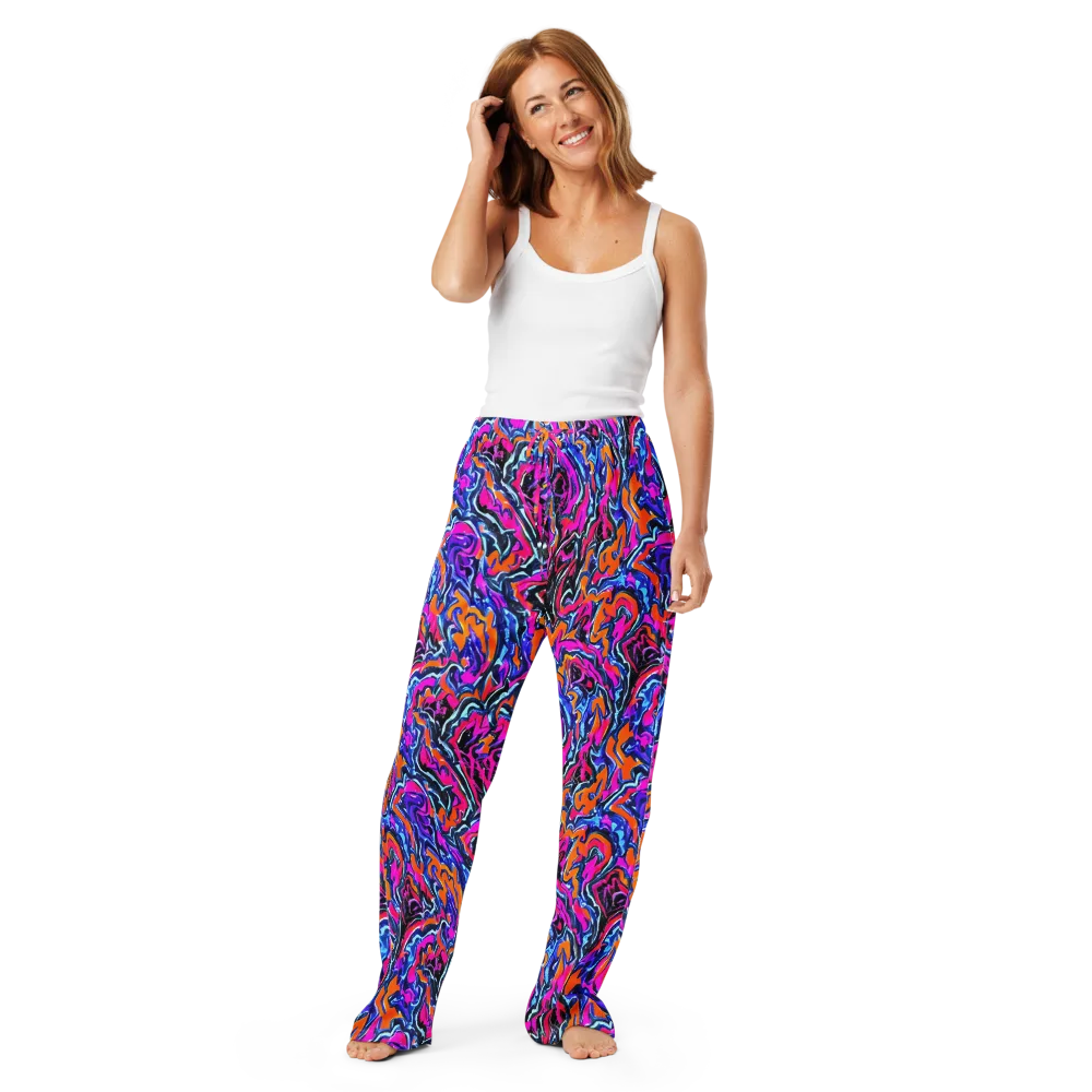 Afterdark Vortex on Women's Pajama Pants — Front