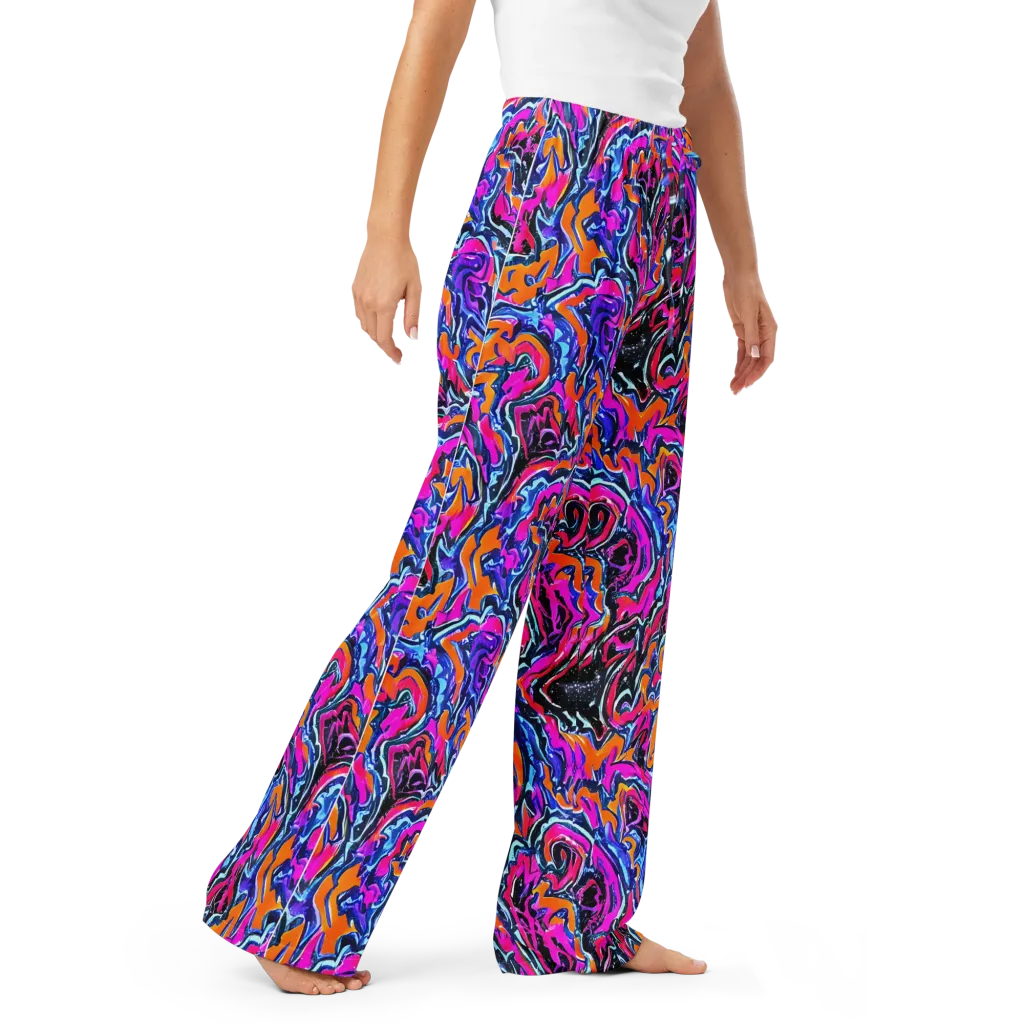 Afterdark Vortex on Women's Pajama Pants — Right Front