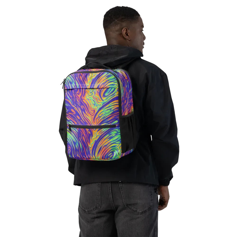 Kinetic Prism on Utility Backpack — Back