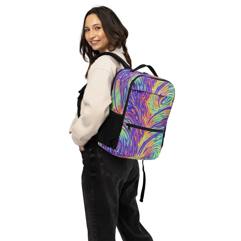 Kinetic Prism on Utility Backpack — Back