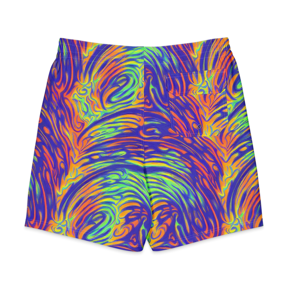 Kinetic Prism on Men's Board Shorts — Back
