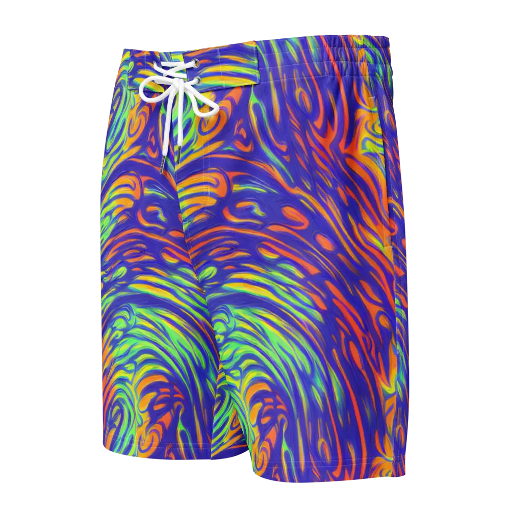 Kinetic Prism on Men's Board Shorts — Front