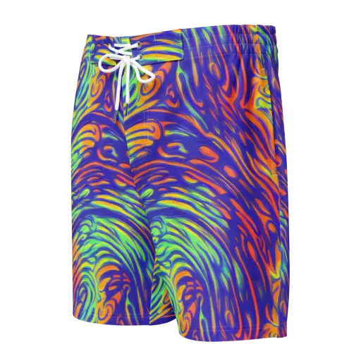 Kinetic Prism on a Men's Board Shorts
