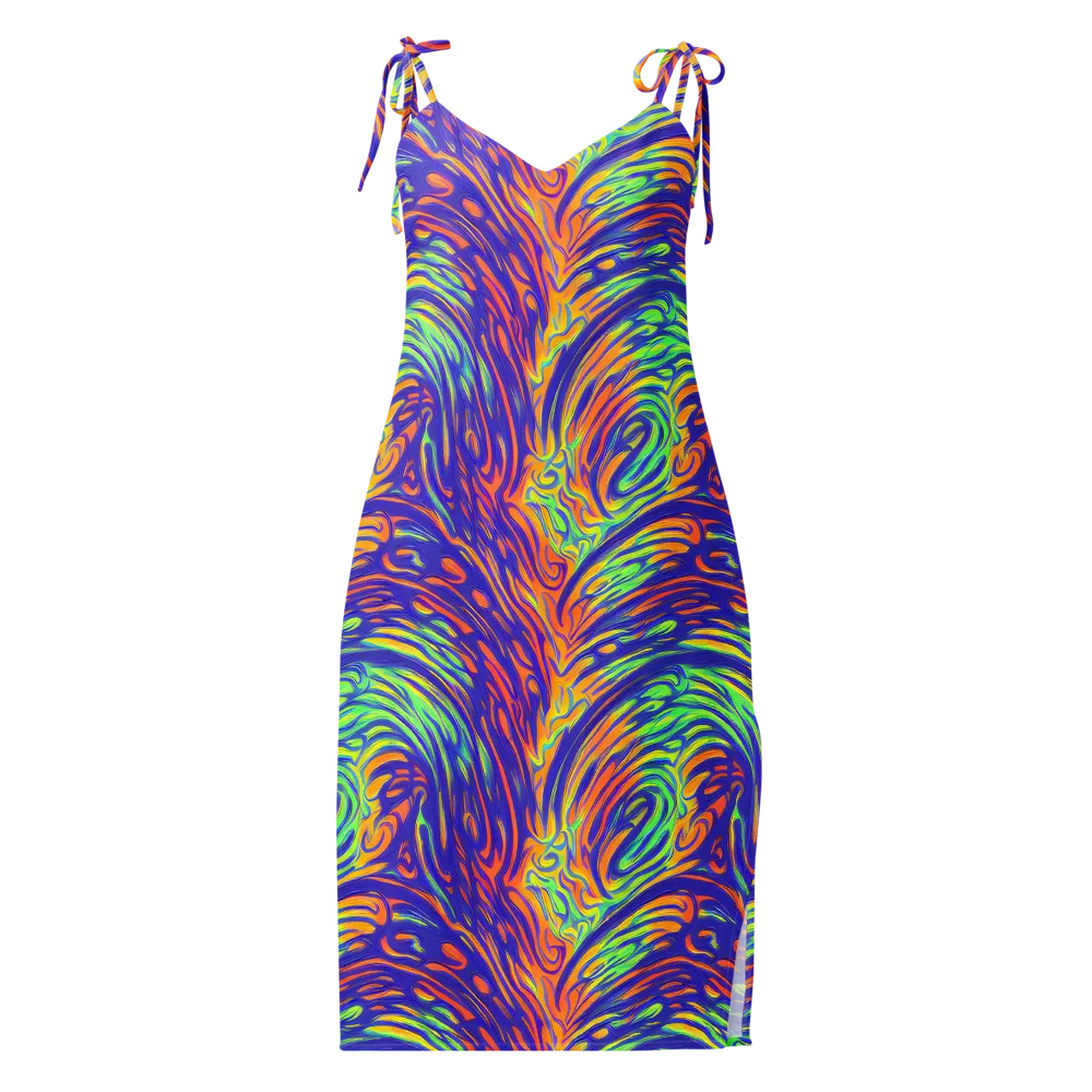 Kinetic Prism on Slip Dress — Front