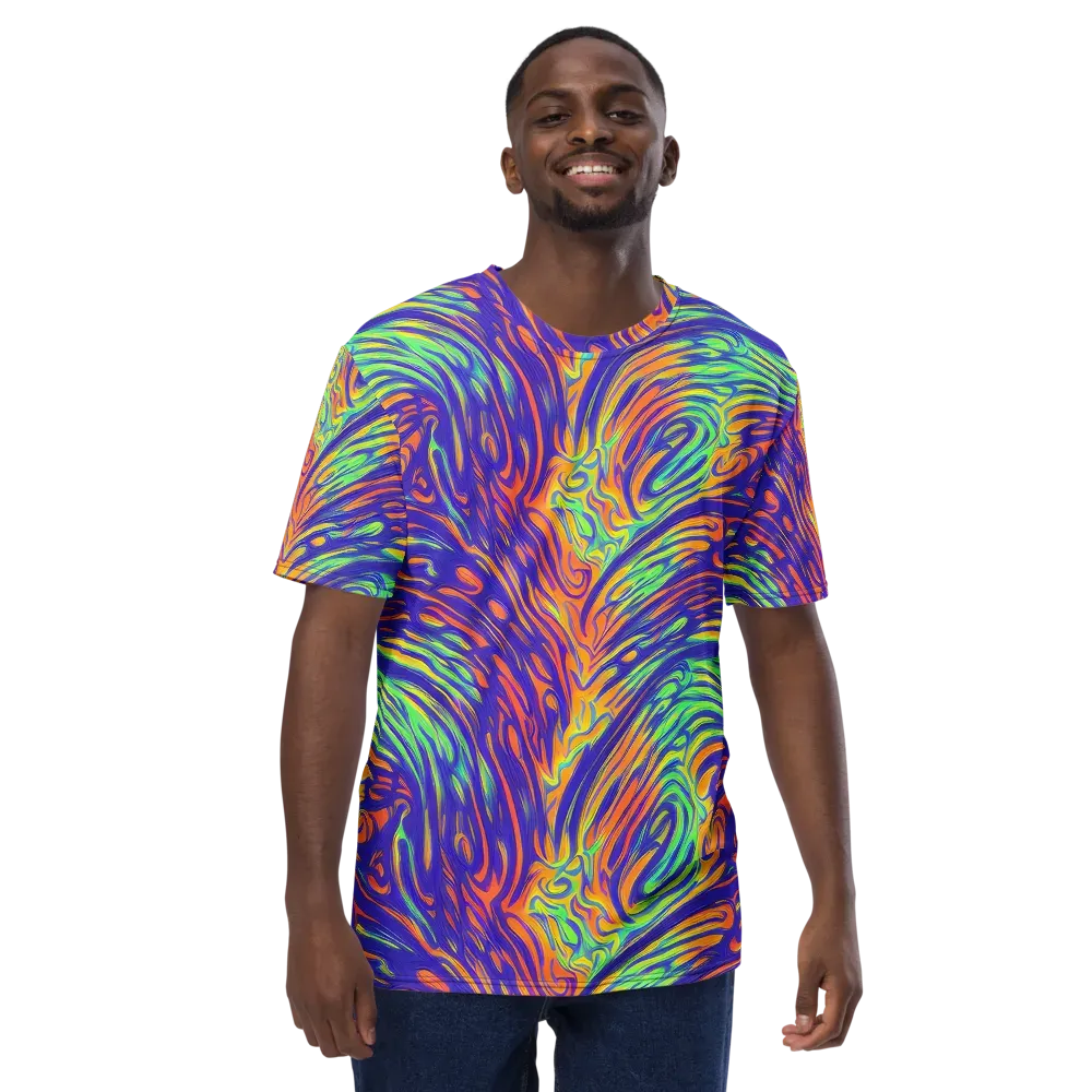 Kinetic Prism on Men's Crew Neck T-Shirt — Front