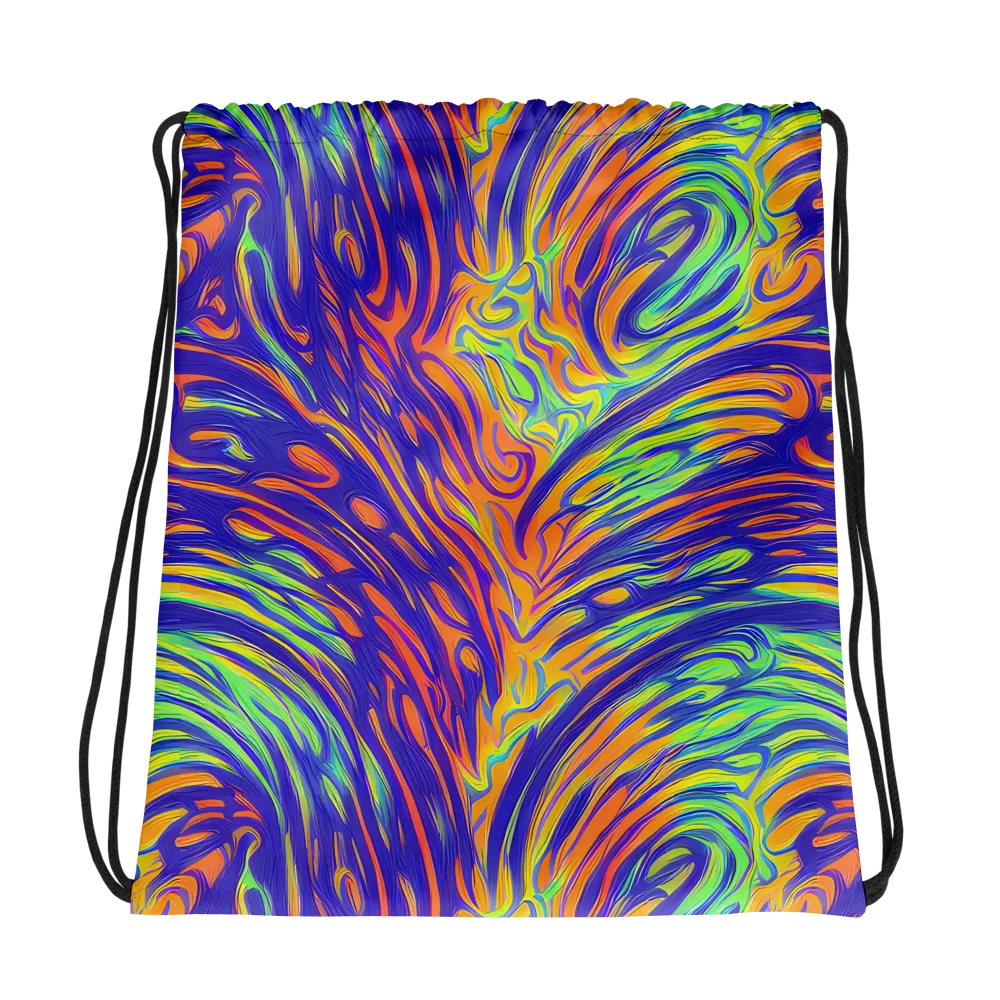 Kinetic Prism on Drawstring Bag — Photo