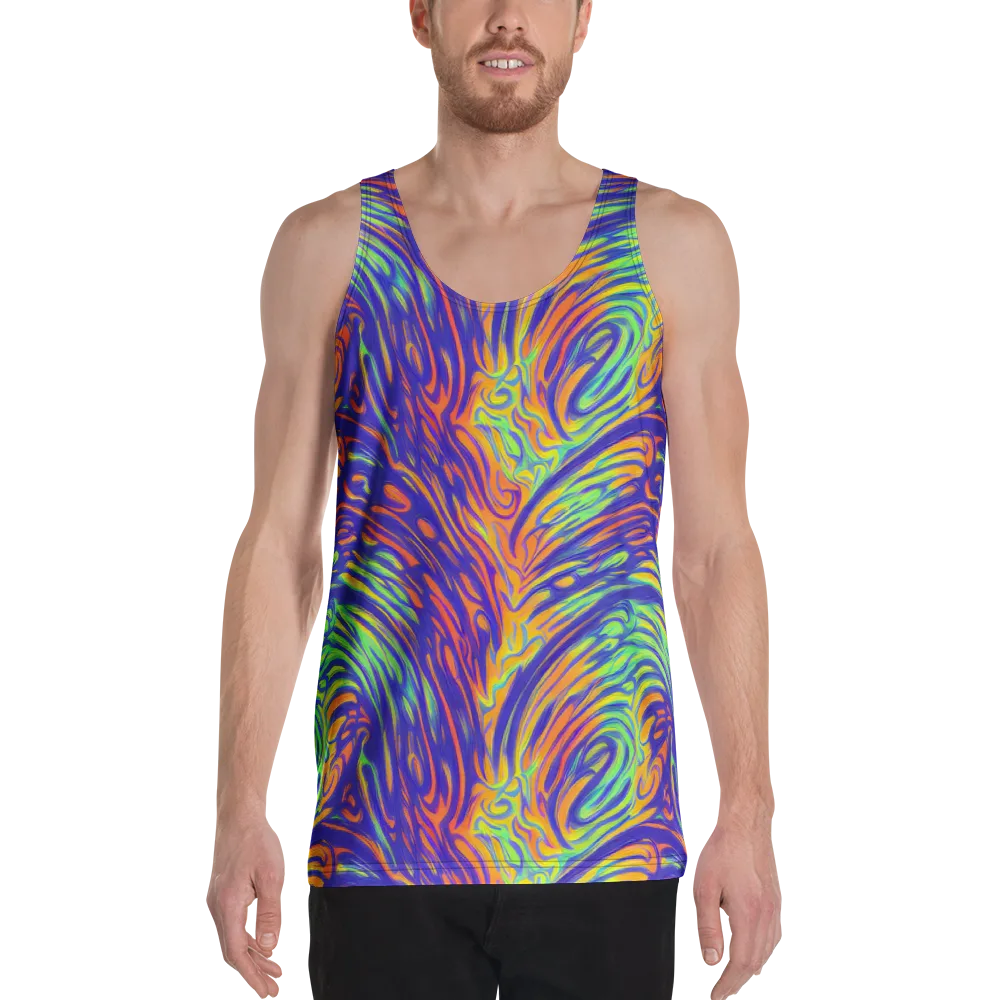 Kinetic Prism on Men's Tank Top — Front