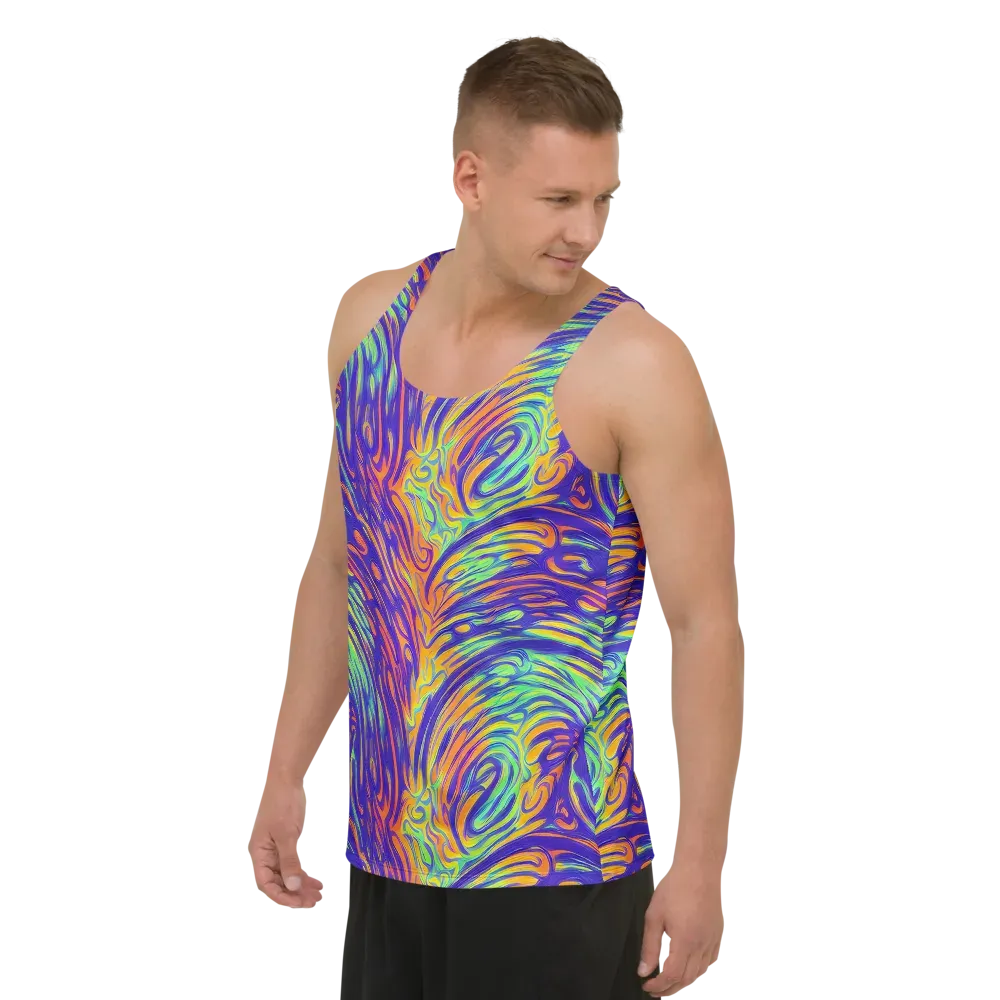 Kinetic Prism on Men's Tank Top — Left Front