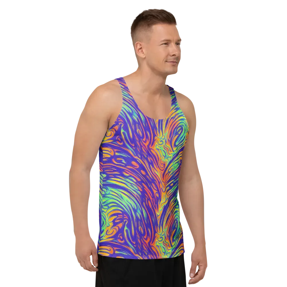 Kinetic Prism on Men's Tank Top — Right Front